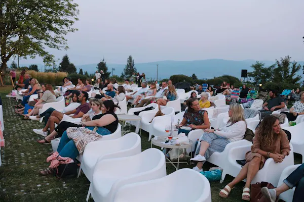 event, summer, crowd, furniture, chair, recreation
