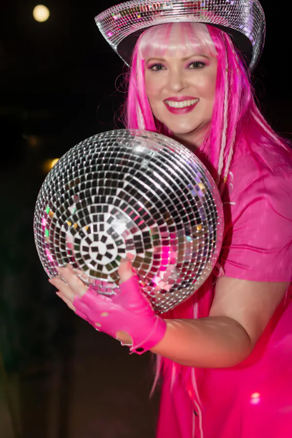 headgear, pink, entertainment, hat, smile, costume