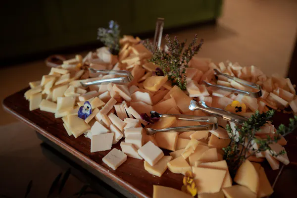 food, ingredient, cheese, serveware, dairy product, finger food