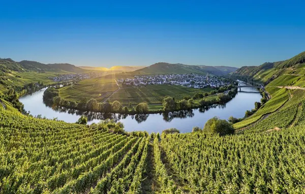 natural landscape, highland, river, agriculture, fluvial landforms of streams, valley