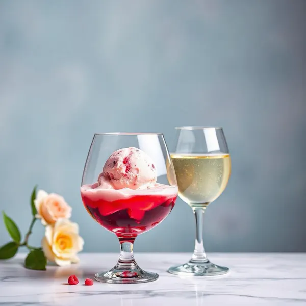 tableware, food, ingredient, ice cream, stemware, champagne glass