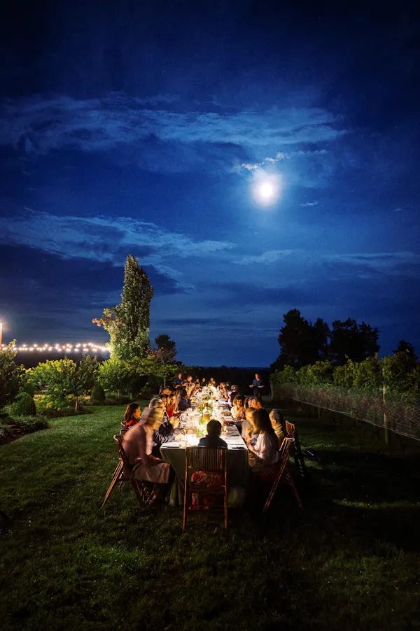 night, astronomical object, moon, garden, evening, lawn