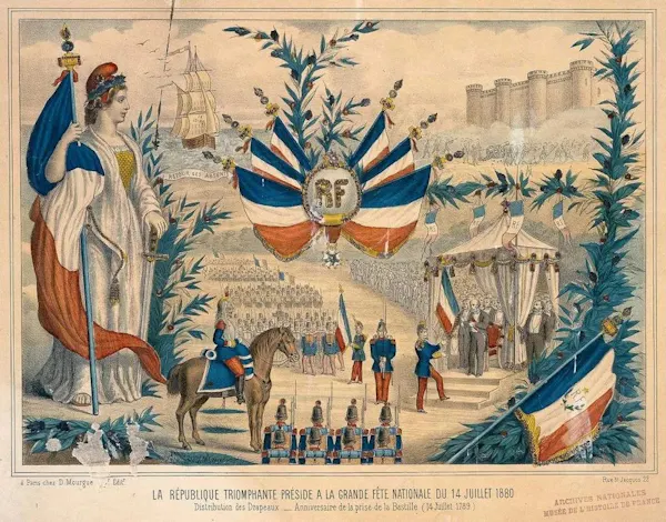 painting, flag