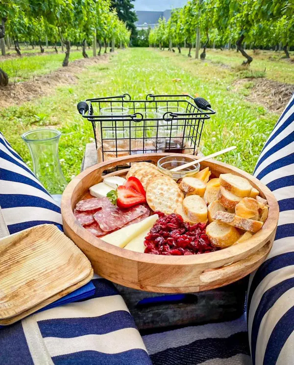 food, plant, outdoor furniture, chair, tree, grass