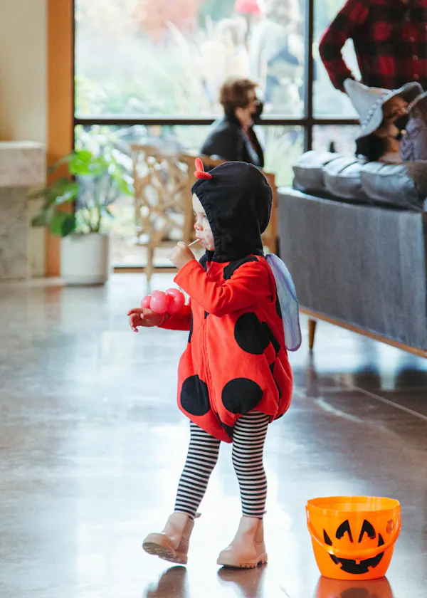 orange, plant, red, leisure, toddler, hat