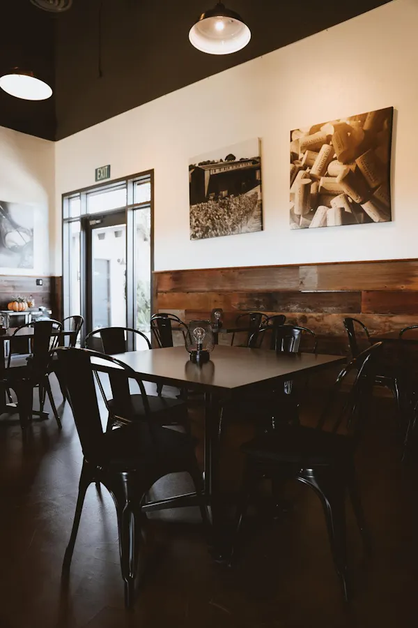 furniture, flooring, ceiling, restaurant, chair, kitchen & dining room table