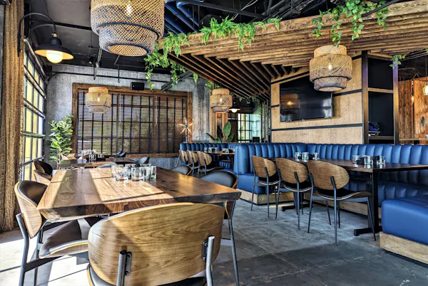 table, furniture, wood, chair, flowerpot, plant