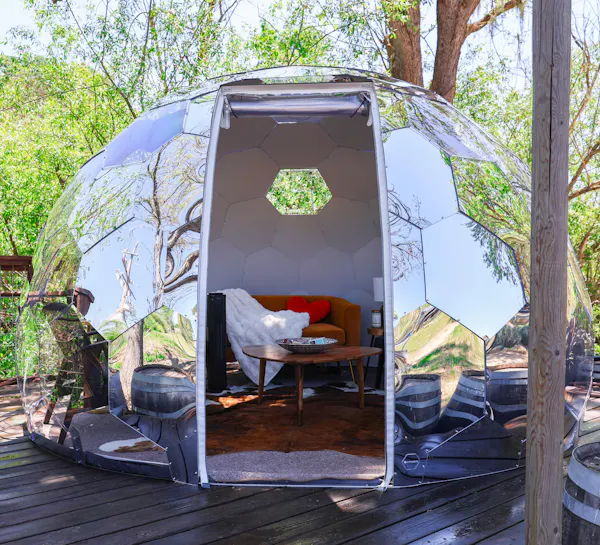 dome, camping