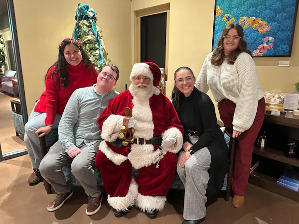 face, santa claus, christmas day, trousers, human body, smile
