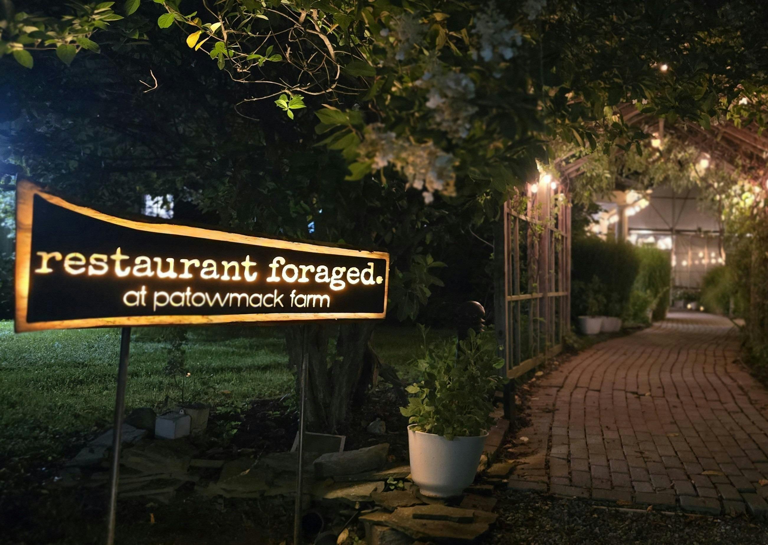 restaurant foraged. at patowmack farm