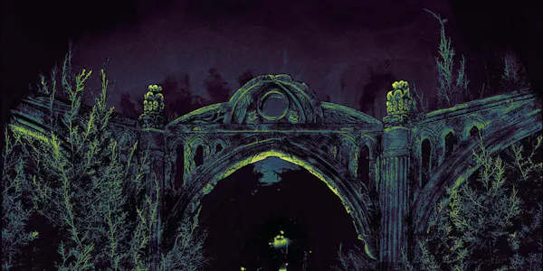 arch, arch bridge, night, devil's bridge