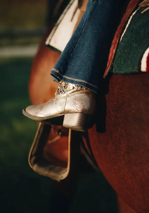 denim, fashion, cowboy boot, leather