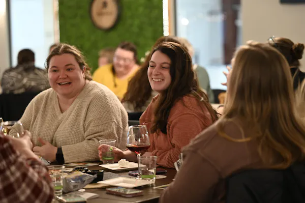 hair, smile, outerwear, tableware, happiness, drinkware