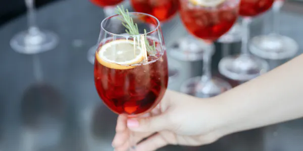 tableware, campari, alcoholic drink, drinkware, stemware, liquor