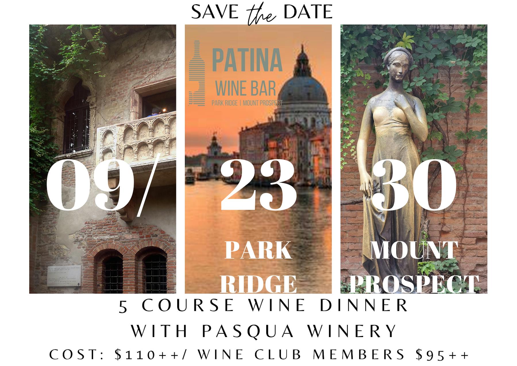 Patina Wine Bar Park Ridge, IL Tock