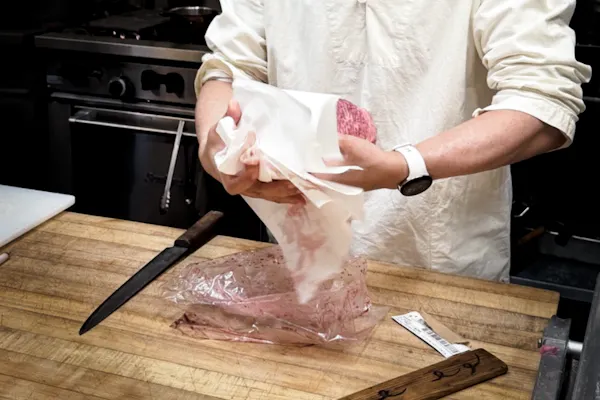 cutting board, ingredient, knife, cook, butcher, food