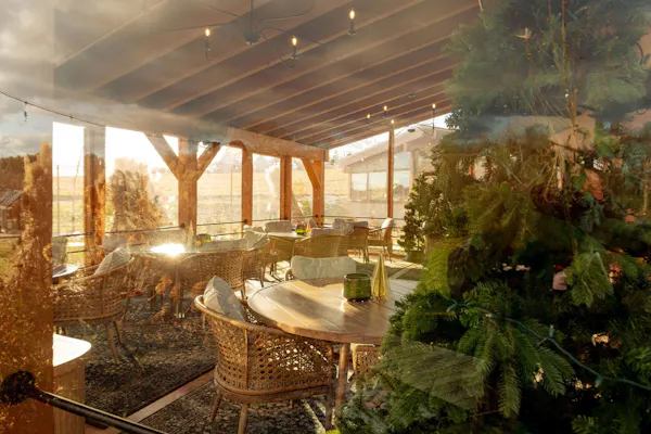 wood, furniture, chair, outdoor furniture, outdoor table, eco hotel