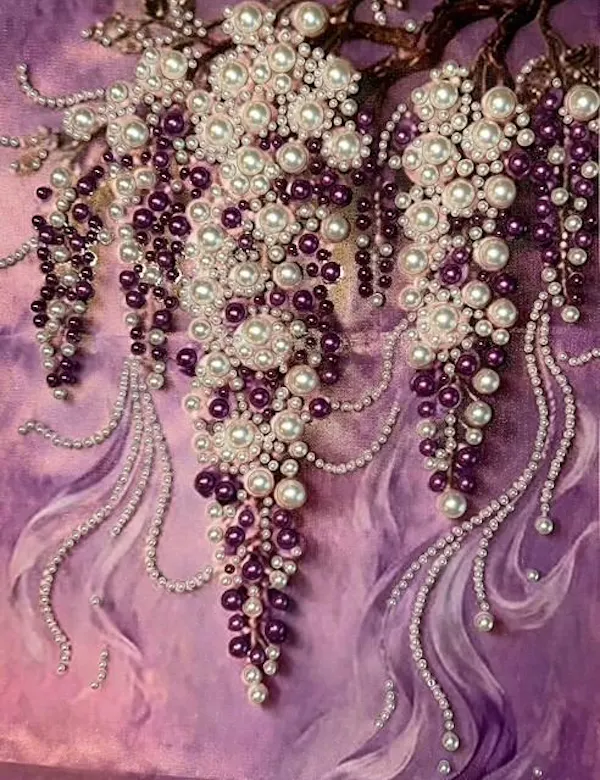 pink, purple, creative arts, natural material, headpiece, embellishment