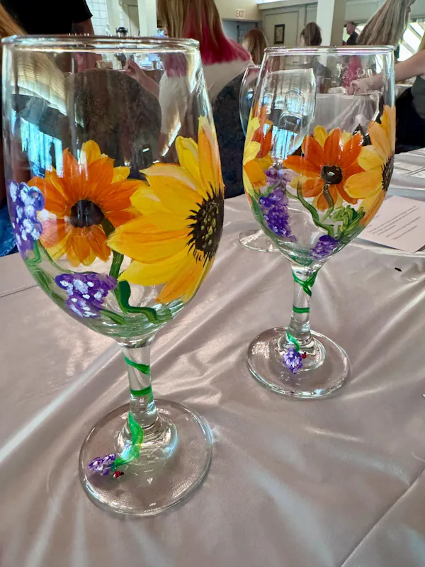 flower, petal, glass, stemware, drinkware, champagne glass