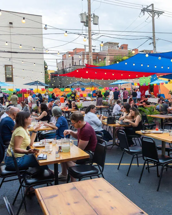 crowd, customer, chair, leisure, restaurant, fun
