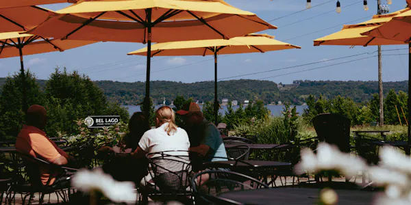 umbrella, furniture, outdoor furniture, outdoor table, chair, shade