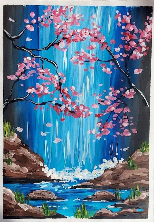 art, pink, paint, watercolor painting, painting, art paint