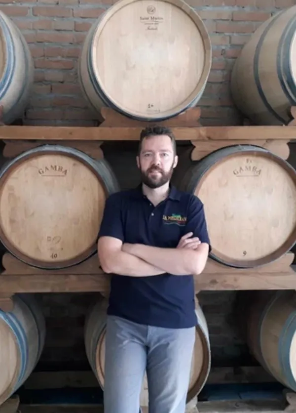 smile, winery, barrel, brewery, wine cellar, beard