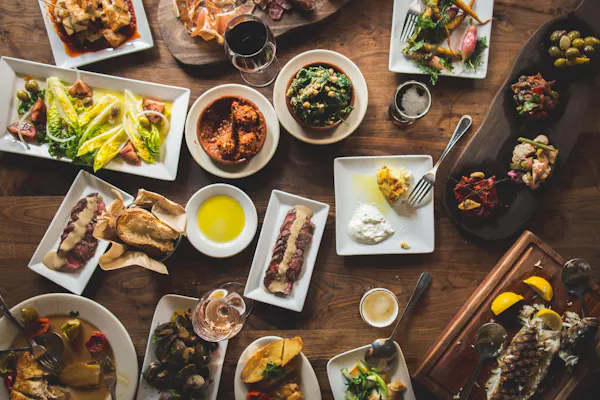 food, tableware, ingredient, dishware, table, plate