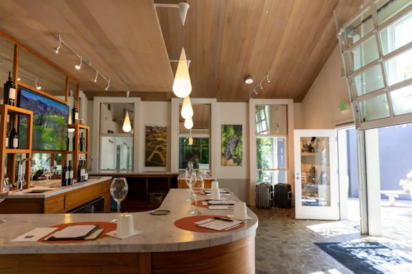 wood, flooring, ceiling, light fixture, furniture, lighting