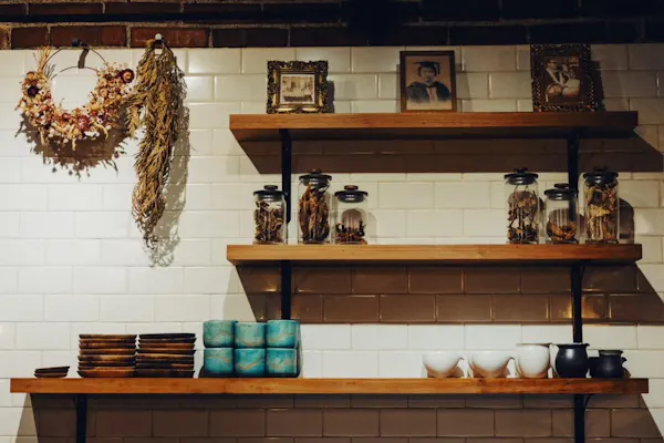 shelf, shelving, wood stain, hardwood, plank, countertop