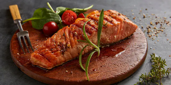 food, ingredient, salmon, meat, cooking, seafood