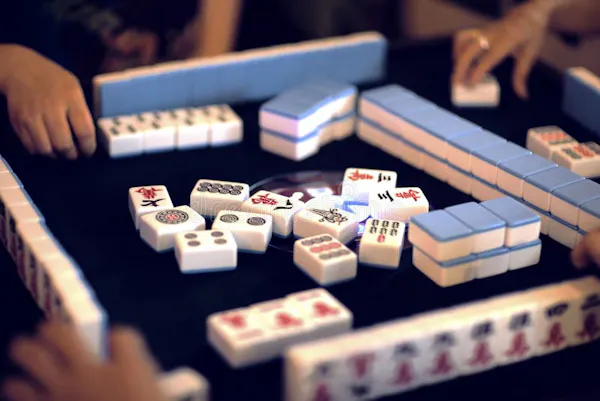 game, recreation, indoor games and sports, mahjong, tabletop game