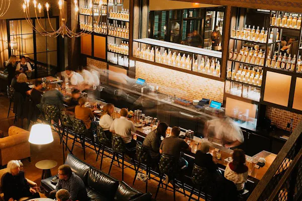 furniture, lighting, restaurant, customer, bar, chair