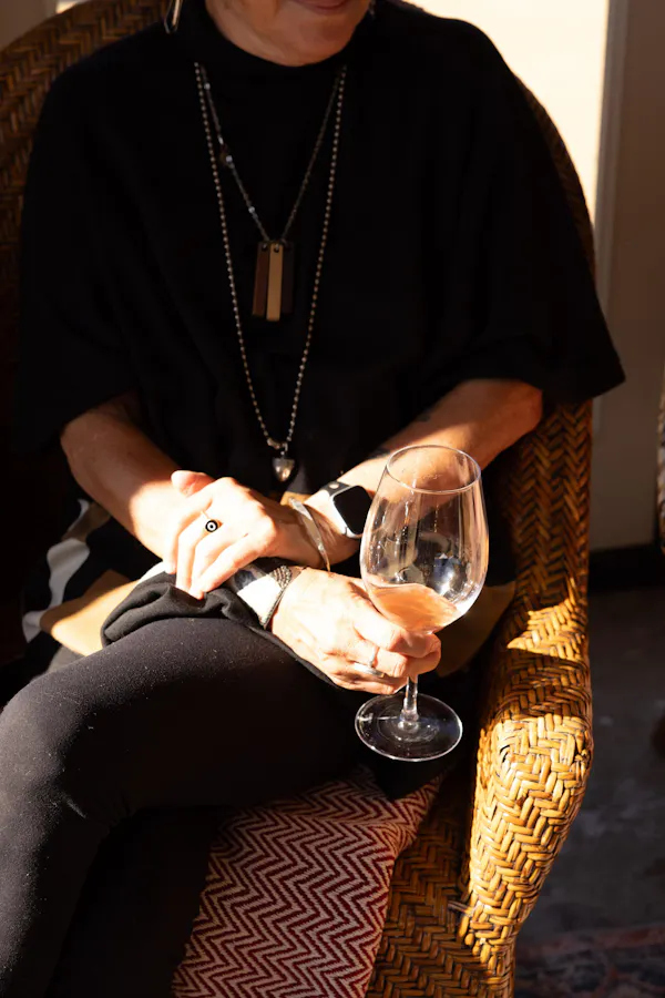 drinkware, alcoholic drink, stemware, liquor, necklace, wine