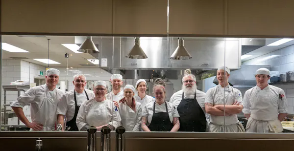 shirt, chef, kitchen, cooking, chef's uniform, eyewear