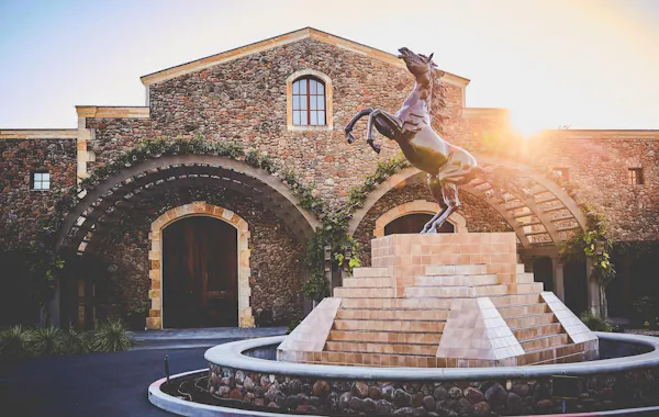 arch, hacienda, estate, arcade, courtyard