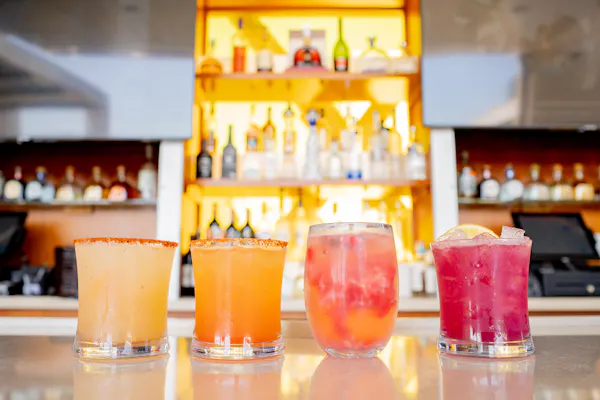 alcoholic drink, tableware, liquor, cocktail, juice, food