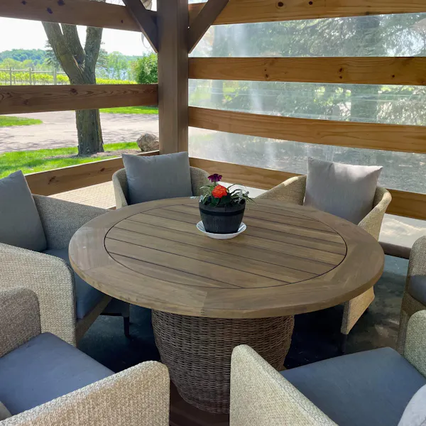furniture, outdoor furniture, wood, outdoor table, table, hardwood