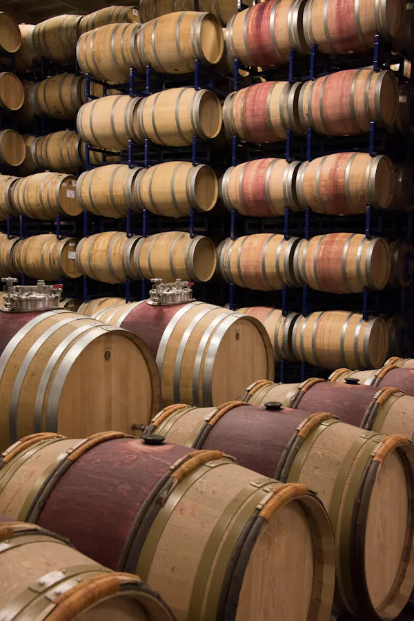 barrel, winery, wood, wine cellar, mass production, gas