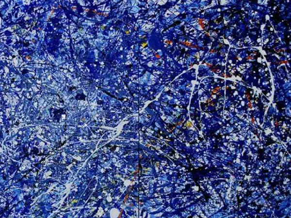blue, orange
