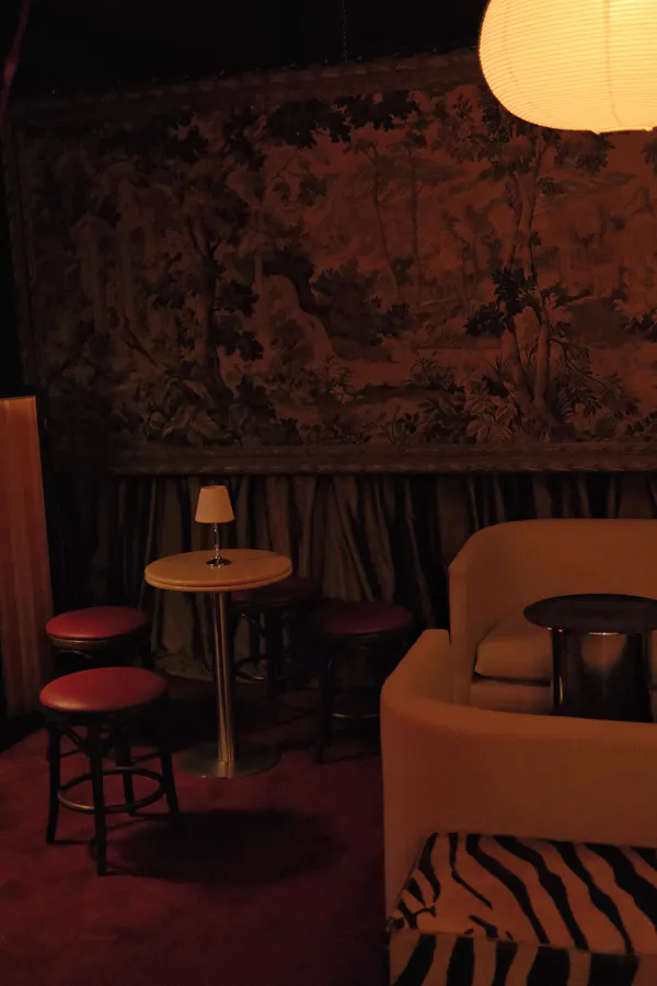 furniture, lighting, brown, lampshade, orange, light fixture