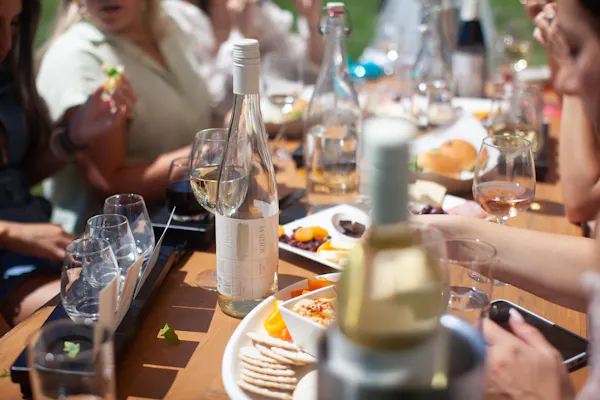 tableware, drinkware, bottle, food, alcoholic drink, table