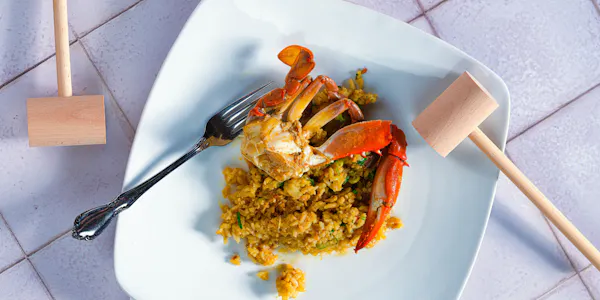 food, ingredient, tableware, jollof rice, rice, cooking
