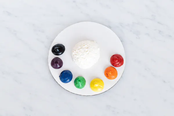 food, ingredient, dishware, dessert, plate, button
