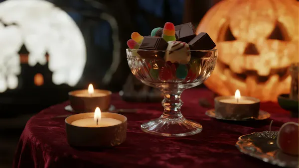 tableware, food, ingredient, candy, serveware, candle