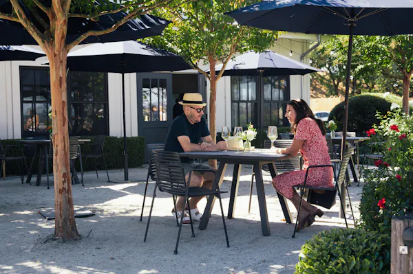 furniture, umbrella, outdoor furniture, outdoor table, shade, chair