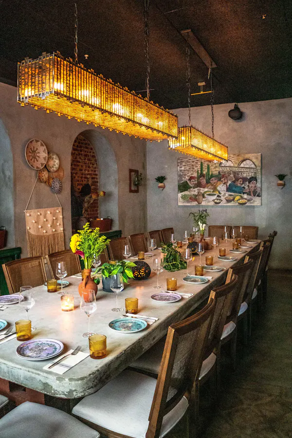 furniture, ceiling, light fixture, table, kitchen & dining room table, lighting