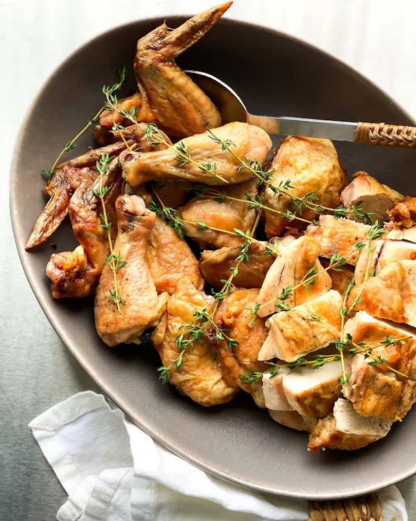 food, ingredient, chicken, meat, cooking, tableware