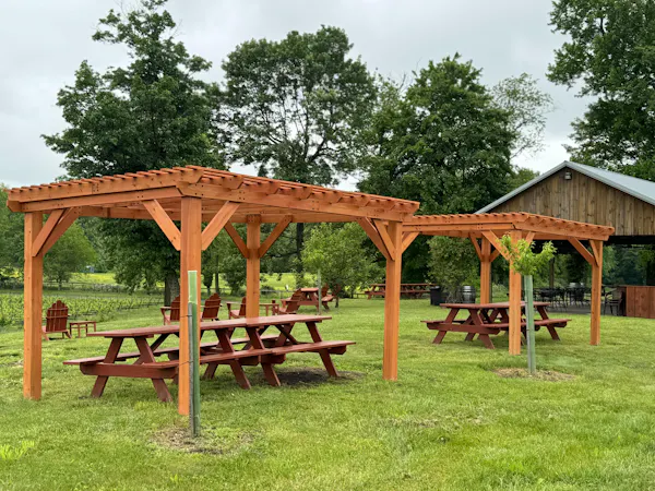 wood, picnic table, outdoor table, outdoor furniture, outdoor bench, pavilion