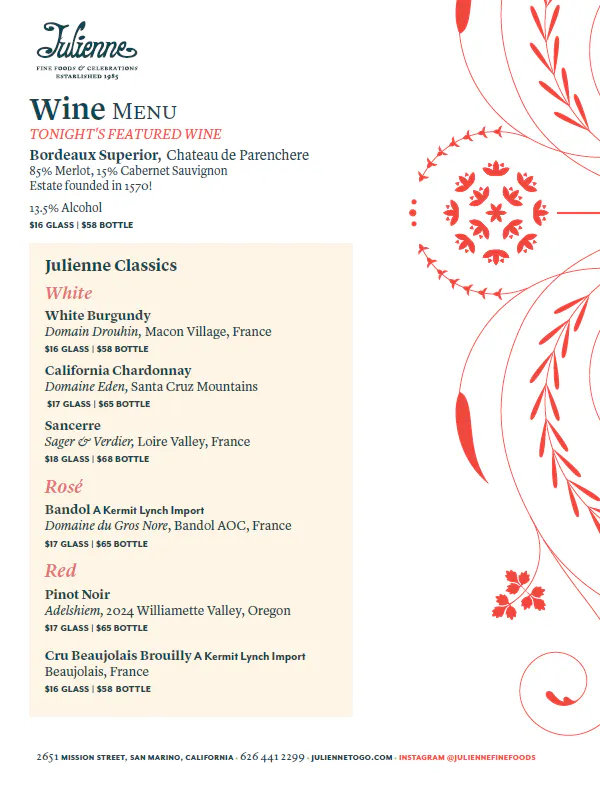 red, restaurant menu, design
